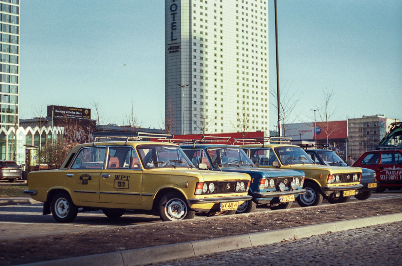 Photograph titled: analog polski fiat warsaw