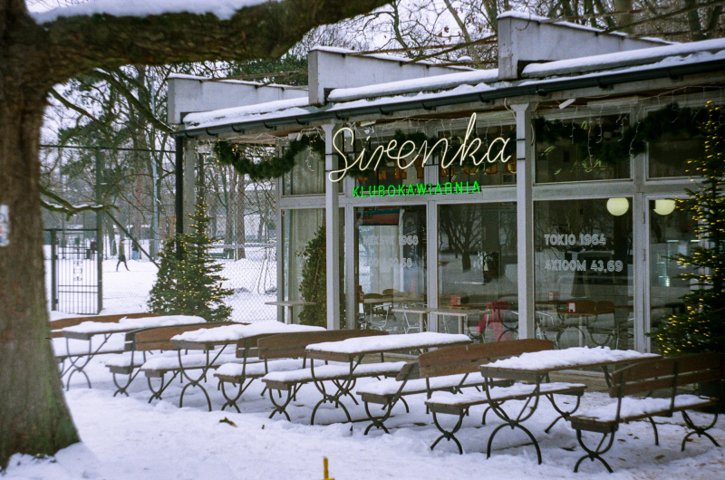 Photograph titled: analog sirenka cafe