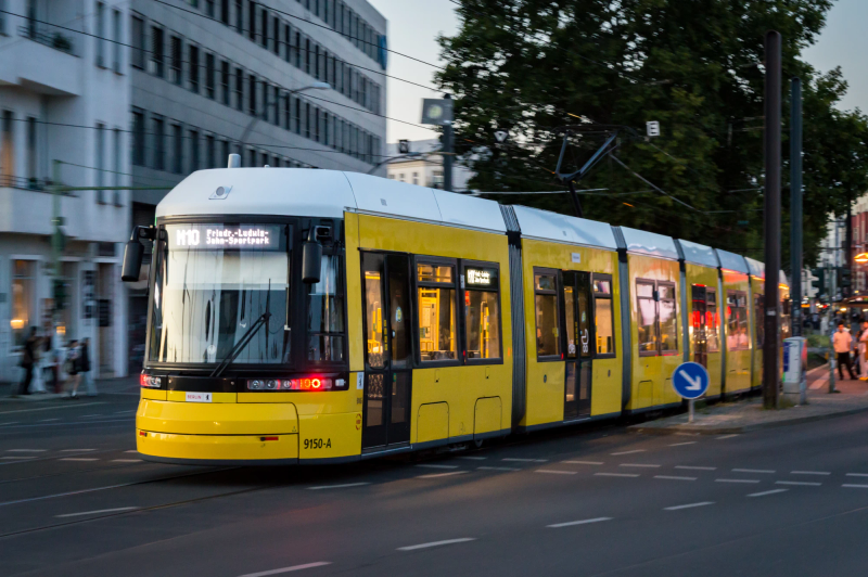 Photograph titled: berlin tram