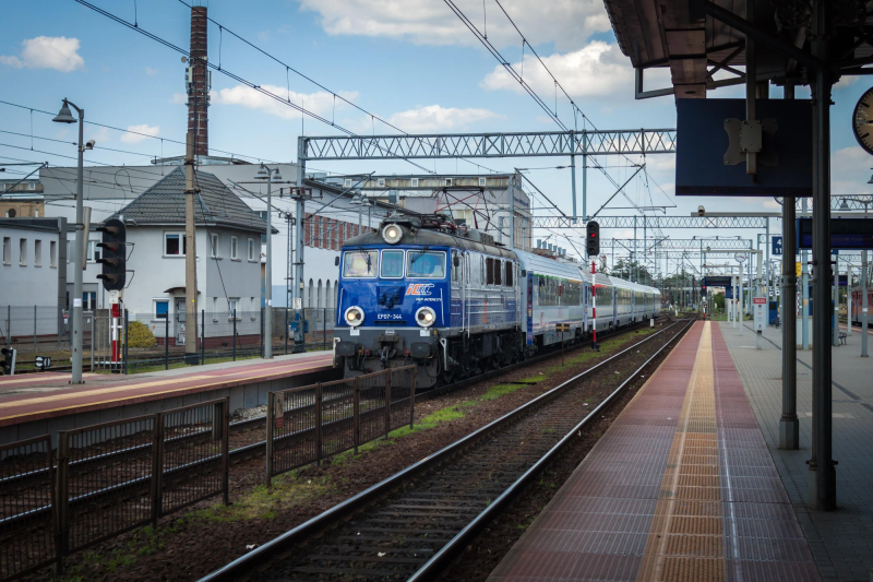 Photograph titled: bydgoszcz train