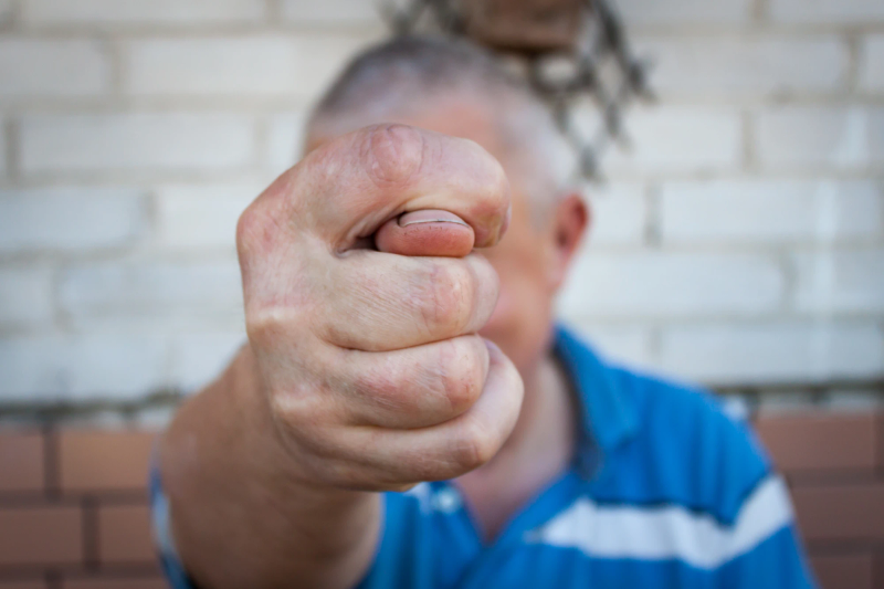 Photograph titled: got your nose