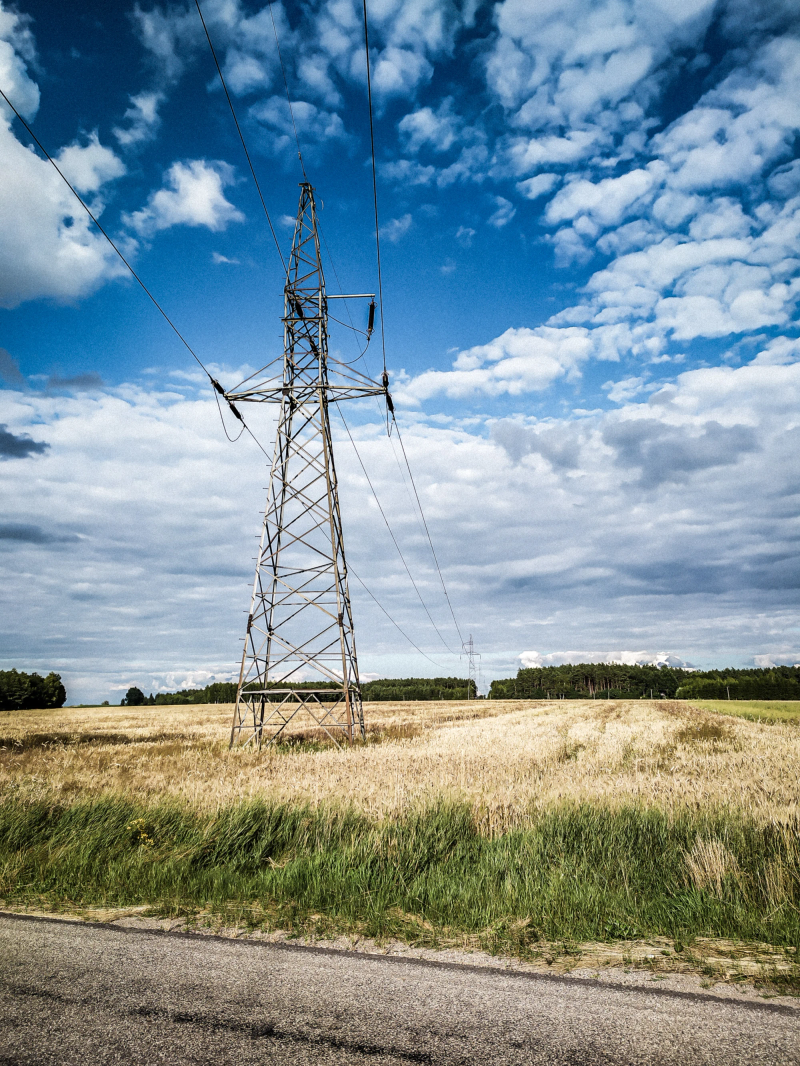 Photograph titled: polish countryside