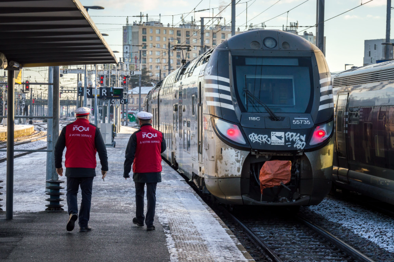 Photograph titled: rennes sncf staff