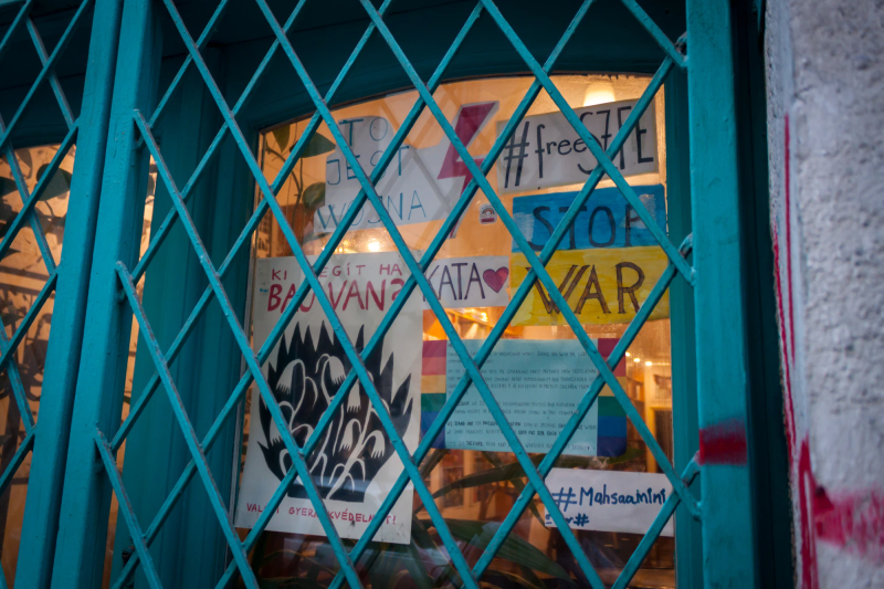 Photograph titled: resist