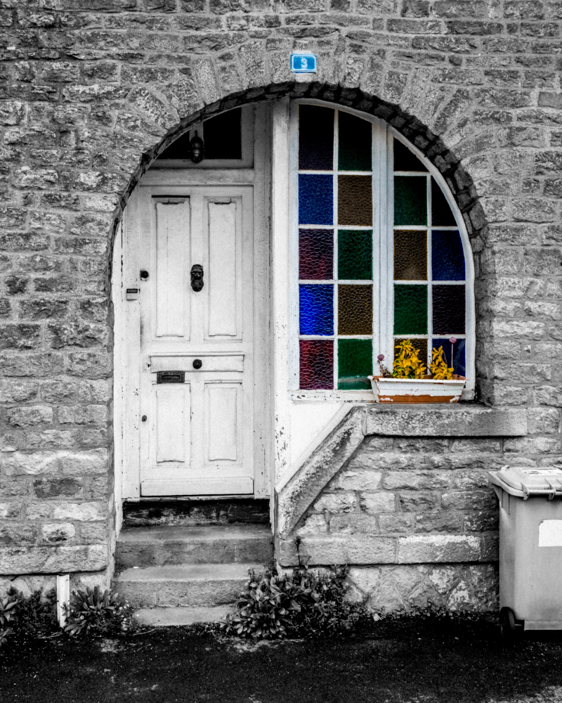 Photograph titled: split tone