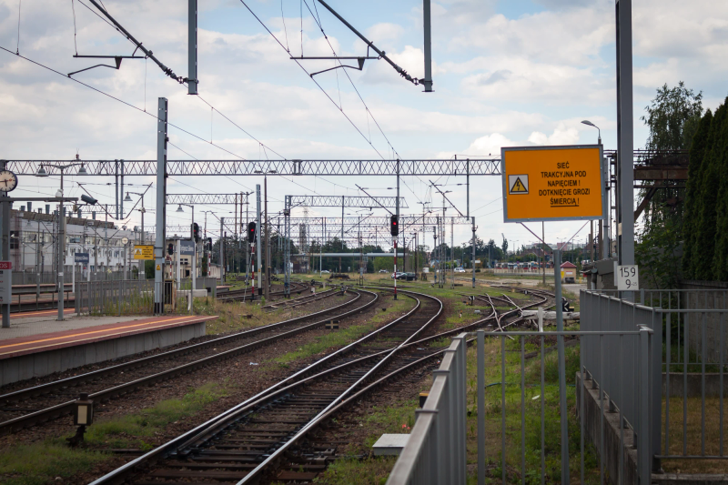 Photograph titled: station view
