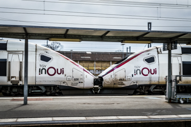 Photograph titled: tgv in motion